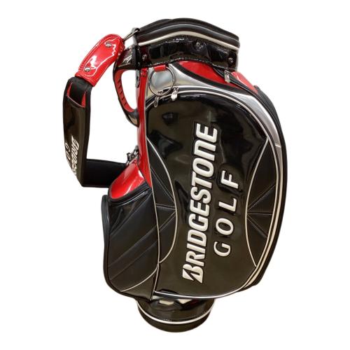 BRIDGESTONE (ブリヂストン) キャディバッグ 収納用キャディバッグ ブラック×レッド