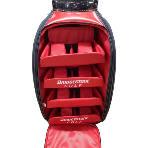 BRIDGESTONE (ブリヂストン) キャディバッグ 収納用キャディバッグ ブラック×レッド