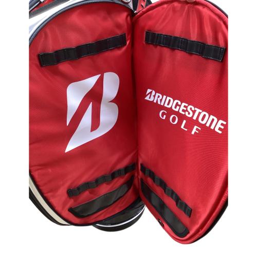 BRIDGESTONE (ブリヂストン) キャディバッグ 収納用キャディバッグ ブラック×レッド
