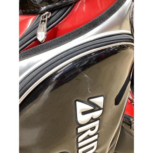 BRIDGESTONE (ブリヂストン) キャディバッグ 収納用キャディバッグ ブラック×レッド
