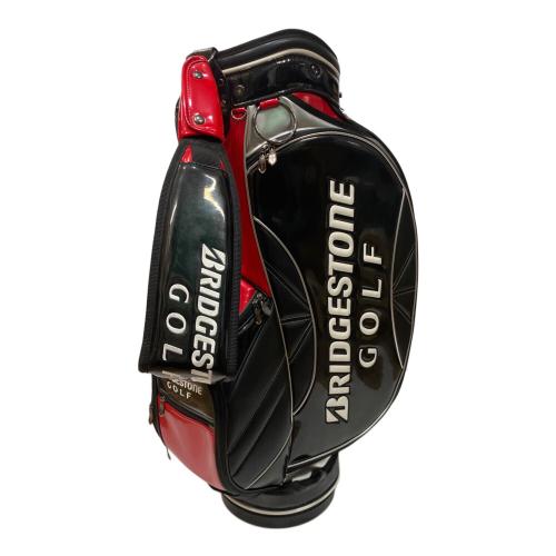 BRIDGESTONE (ブリヂストン) キャディバッグ 収納用キャディバッグ ブラック×レッド