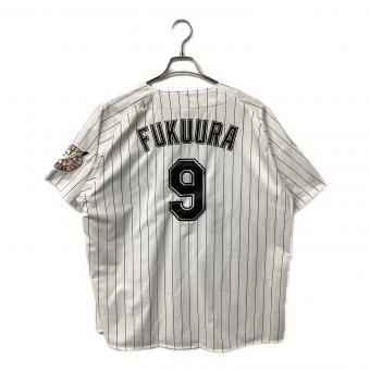 千葉ロッテマリーンズ (チバロッテマリーンズ) 応援グッズ SIZE XL ホワイト ユニフォーム 【9】福浦和也