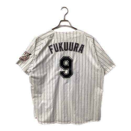 千葉ロッテマリーンズ (チバロッテマリーンズ) 応援グッズ SIZE XL ホワイト ユニフォーム 【9】福浦和也