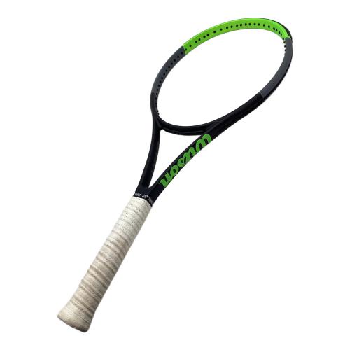 YONEX (ヨネックス) 硬式テニスラケット フェイス100/285g/グリップサイズ2 ※ガット無し ブラック×グリーン BLADE 100L V7