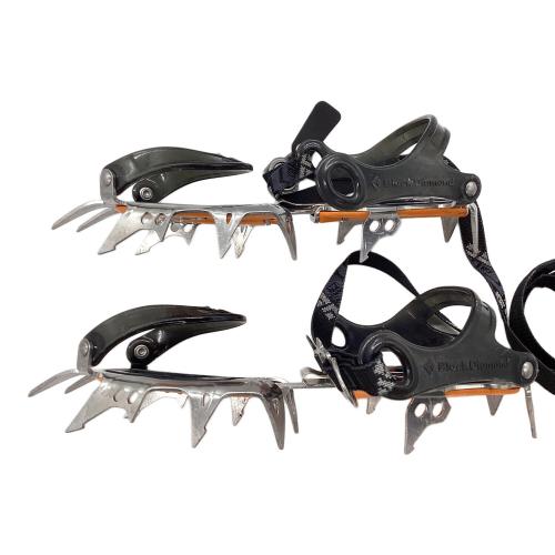 BLACK DIAMOND (ブラックダイヤモンド) 12本爪アイゼン セラックストラップ バンド式 ステンレス