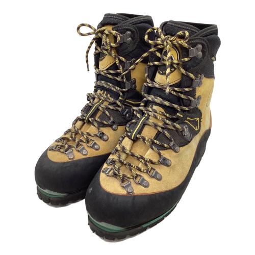 LA SPORTIVA (スポルティバ) トレッキングシューズ メンズ 約26.5cm(EU41) イエロー ソール貼り替え済 ネパールEVO 厳冬期用