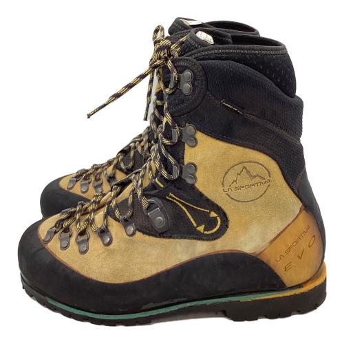 LA SPORTIVA (スポルティバ) トレッキングシューズ メンズ 約26.5cm(EU41) イエロー ソール貼り替え済 ネパールEVO 厳冬期用