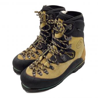 LA SPORTIVA (スポルティバ) ネパールEVO 厳冬期用 トレッキングシューズ ソール貼り替え済 メンズ 約26.5cm(EU41) イエロー