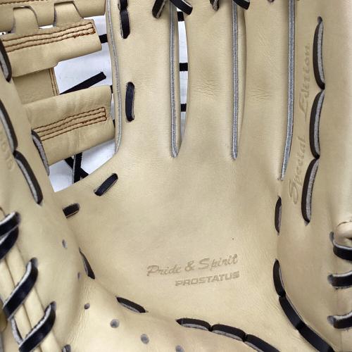 ZETT (ゼット) 軟式グローブ ベージュ 遊撃手・二塁手向き ケース付 プロステイタスSE 源田モデル 内野用 BRGB561S