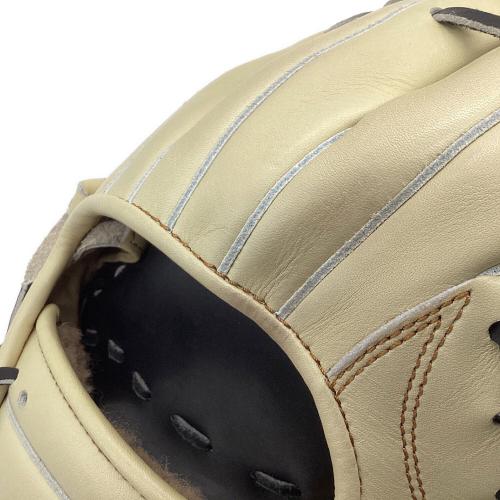 ZETT (ゼット) 軟式グローブ ベージュ 遊撃手・二塁手向き ケース付 プロステイタスSE 源田モデル 内野用 BRGB561S