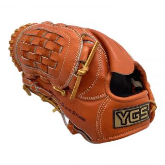 YGS (山本グラブスタジオ) 硬式グローブ オレンジ ケース付 664K 投手用 左投げ用