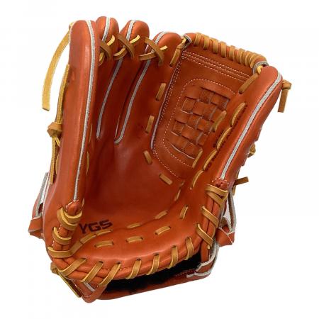 YGS (山本グラブスタジオ) 硬式グローブ オレンジ ケース付 664K 投手