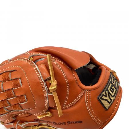 YGS 山本グラブスタジオ グローブ 硬式 664k YGS (山本グラブスタジオ) 硬式グローブ オレンジ ケース付 664K 投手