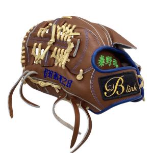 B-lINK 硬式グローブ ブラウン ケース付 内野用 左投げ用