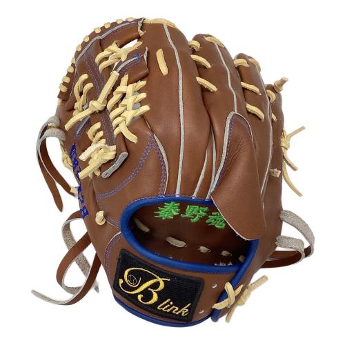B-lINK 硬式グローブ ブラウン ケース付 内野用 左投げ用