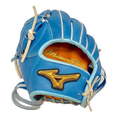 MIZUNO (ミズノ) 硬式グローブ スカイブルー 波賀ジャパン ケース・元