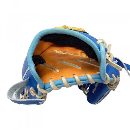 MIZUNO (ミズノ) 硬式グローブ スカイブルー 波賀ジャパン ケース・元