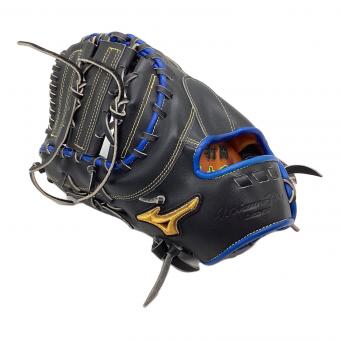 MIZUNO (ミズノ) 軟式グローブ ブラック ケース・元箱付 ミズノプロ オーダー ファーストミット 左投げ用