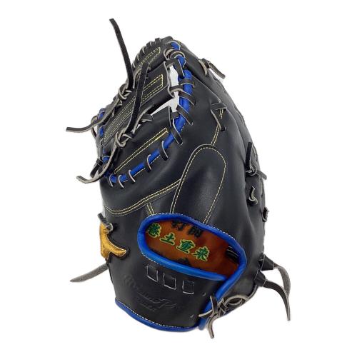 MIZUNO (ミズノ) 軟式グローブ ブラック ケース・元箱付 ミズノプロ オーダー ファーストミット 左投げ用