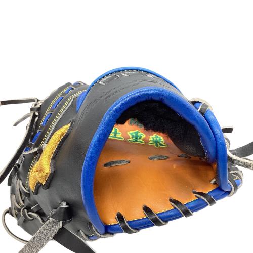 MIZUNO (ミズノ) 軟式グローブ ブラック ケース・元箱付 ミズノプロ オーダー ファーストミット 左投げ用