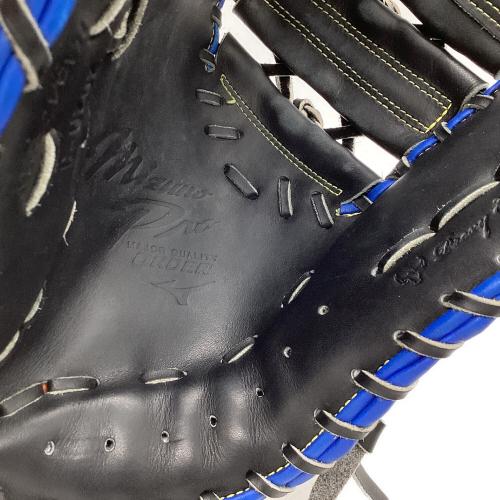 MizunoPro Order 軟式ファースミット　左 MIZUNO (ミズノ) 軟式グローブ ブラック ケース・元箱付 ミズノプロ