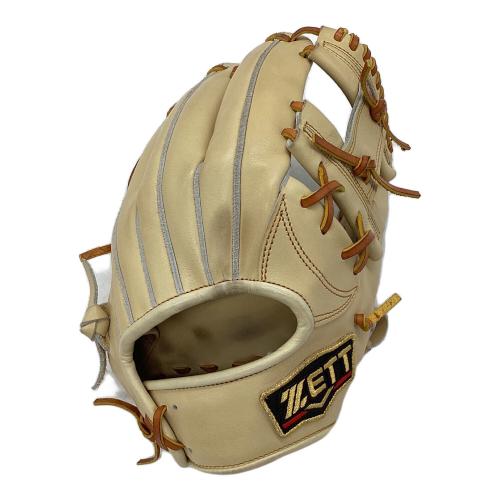 ZETT (ゼット) 硬式グローブ SIZE LH ベージュ ケース・元箱付 プロステイタス 内野用 BPROG766S