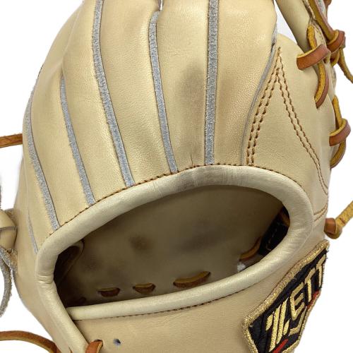 ZETT (ゼット) 硬式グローブ SIZE LH ベージュ ケース・元箱付 プロステイタス 内野用 BPROG766S