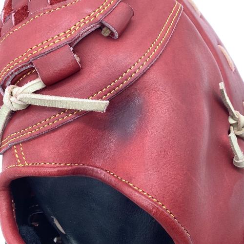 xanax (ザナックス) 硬式グローブ レッド ケース付 トラストX ファーストミット 左投げ用