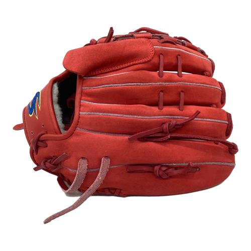 すみれスポーツ 硬式グローブ すみれスポーツ 硬式グローブ レッド ケース付 投手用 左投げ用