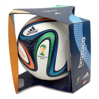 adidas (アディダス) サッカーボール 5号 2014年ブラジルW杯公式試合球 brazuca AS590 未使用品
