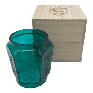 銘灯 ランタンアクセサリー KIRIKO Globe -EDO- 星矢来 6面彫り