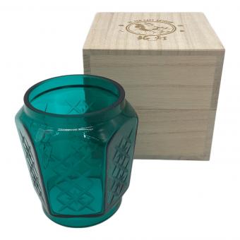 銘灯 ランタンアクセサリー KIRIKO Globe -EDO- 星矢来 6面彫り