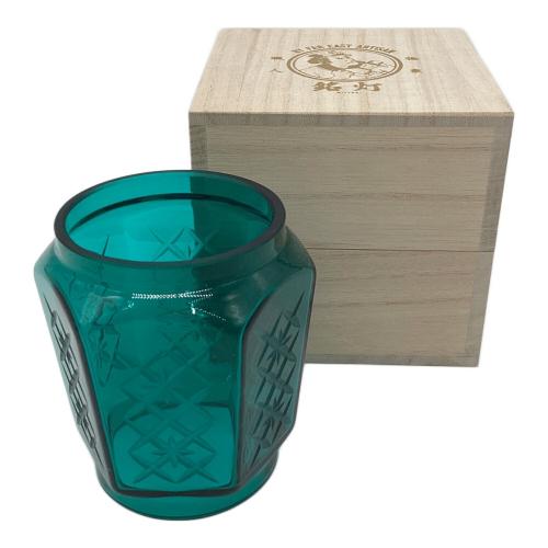 銘灯 ランタンアクセサリー KIRIKO Globe -EDO- 星矢来 6面彫り