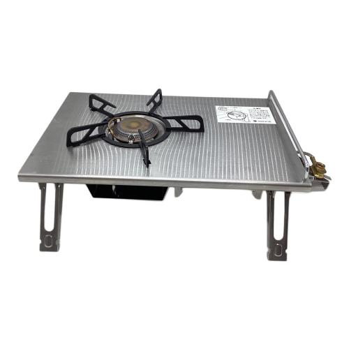 Snow peak (スノーピーク) シングルガスバーナー ギガパワープレートバーナーLI PSLPGマーク有 GS-400 2019年7月製 使用燃料【OD缶】