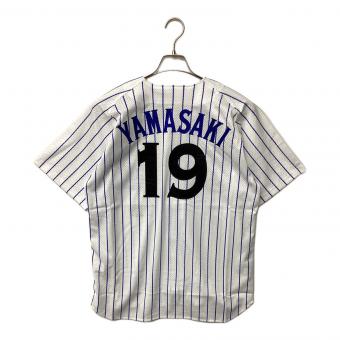 横浜DeNAベイスターズ (ヨコハマディーエヌエーベイスターズ) 応援グッズ SIZE L ホワイト 1998年復刻 ユニフォーム 【19】山﨑康晃