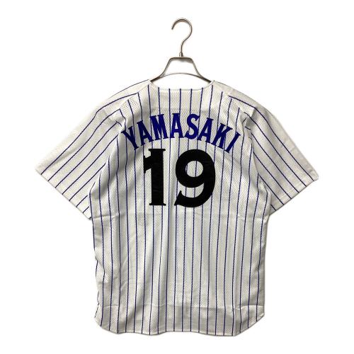 横浜DeNAベイスターズ (ヨコハマディーエヌエーベイスターズ) 応援グッズ SIZE L ホワイト 1998年復刻 ユニフォーム 【19】山﨑康晃