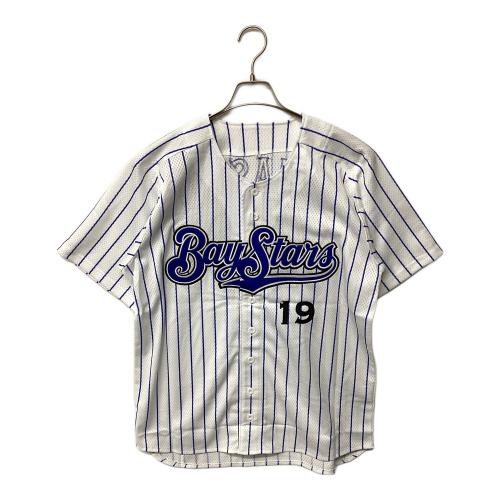 横浜DeNAベイスターズ (ヨコハマディーエヌエーベイスターズ) 応援グッズ SIZE L ホワイト 1998年復刻 ユニフォーム 【19】山﨑康晃