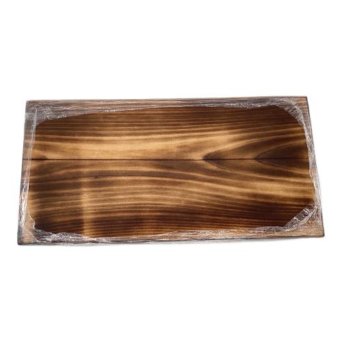 Fatwood Factory 焚火台用品 350年古材 焼燻し薪割り台 角モデル