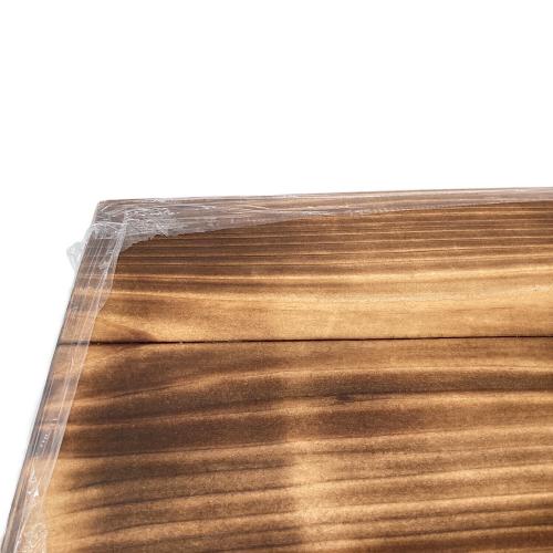 Fatwood Factory 焚火台用品 350年古材 焼燻し薪割り台 角モデル