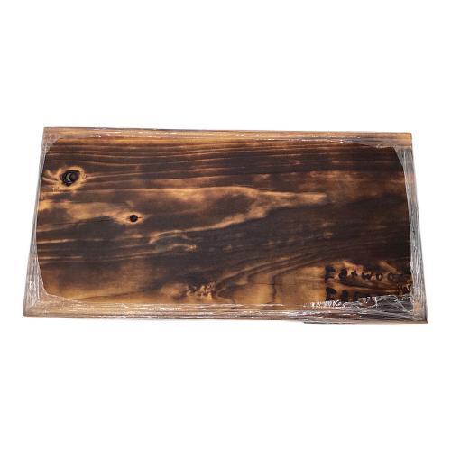 Fatwood Factory 焚火台用品 350年古材 焼燻し薪割り台 角モデル