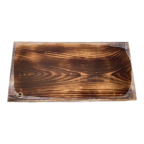 Fatwood Factory 焚火台用品 350年古材 焼燻し薪割り台 角モデル