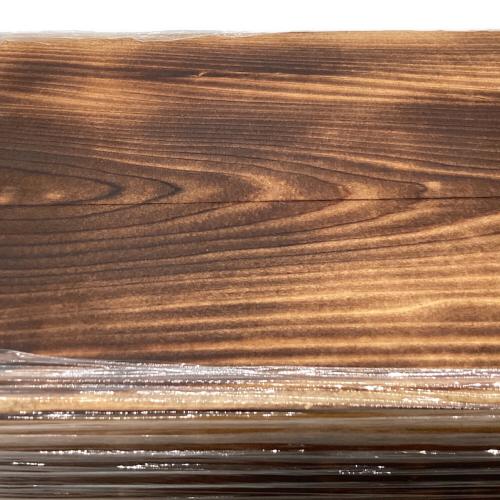 Fatwood Factory 焚火台用品 350年古材 焼燻し薪割り台 角モデル