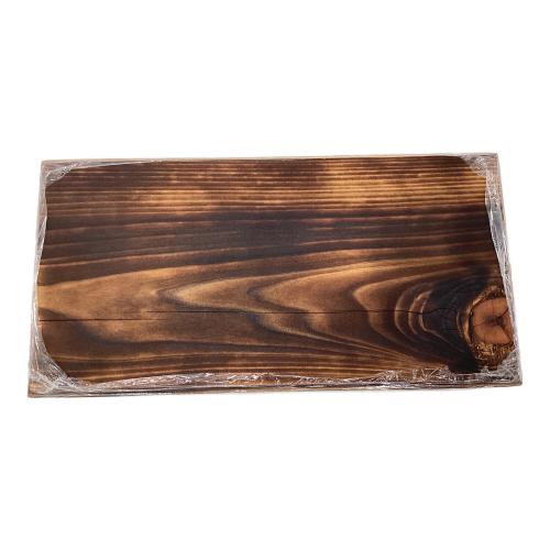 Fatwood Factory 焚火台用品 350年古材 焼燻し薪割り台 角モデル