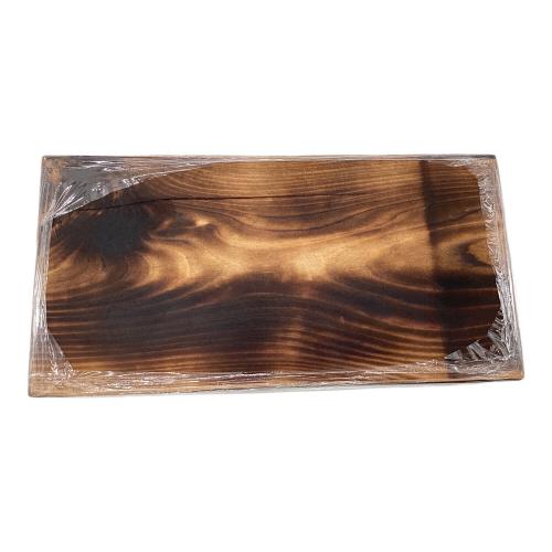 Fatwood Factory 焚火台用品 350年古材 焼燻し薪割り台 角モデル