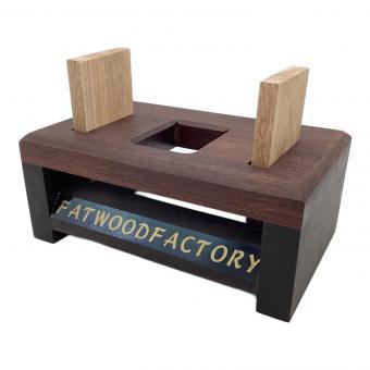 Fatwood Factory (ファットウッド ファクトリー) 焚火台用品 黒檀紫檀薪割り台スタンド