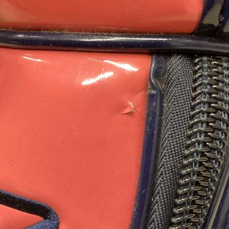 パーリーゲイツ　キャディバッグ　エナメル　グリーン　レディース　6分割　カート式 パーリーゲイツ キャディバッグ エナメル グリーン レディース 6分割