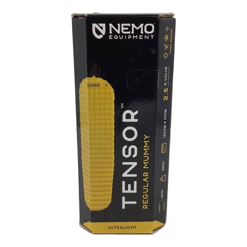 NEMO (ニーモ) インフレータブルマット 約183×53㎝ R値：2.5 イエロー NM-TS2-RM TENSOR レギュラーマミー 未使用品