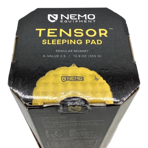 NEMO (ニーモ) インフレータブルマット 約183×53㎝ R値：2.5 イエロー NM-TS2-RM TENSOR レギュラーマミー 未使用品