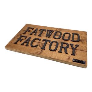 FATWOODFACTORY (ファットウッド ファクトリー) アウトドア雑貨 サインボード