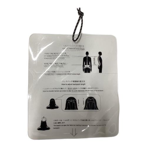 and wander (アンドワンダー) バックパック ブラック AW01-AA102 エクスパックバックパック 背面長 51cm以上 21-30L(日帰り)